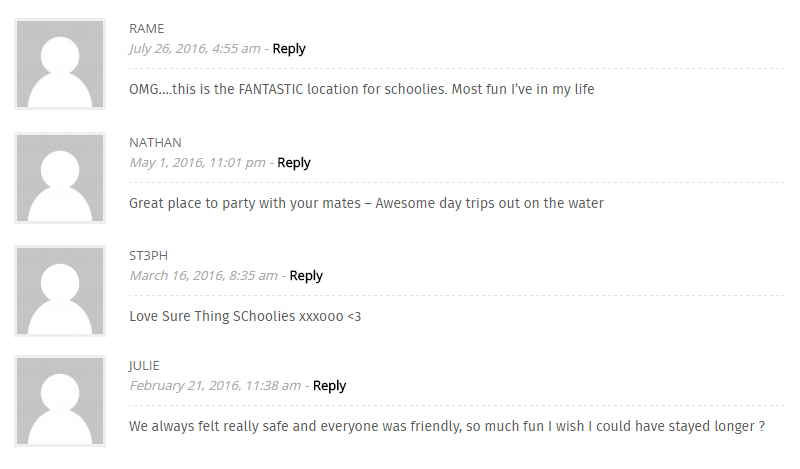 Rye Schoolies Feedback